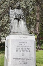 Statue of Sor Juana Ines de la Cruz in Oeste Park