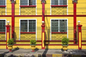 Colorful facade on Cabildo Street in Intramuros