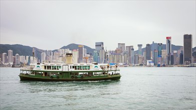 Star Ferry Boat in Victoria Harbour