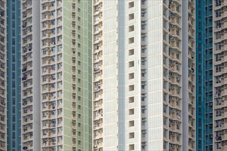 Apartment block towers in Tin Shui Wai