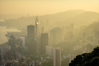 Skyscrapers in central Hong Kong