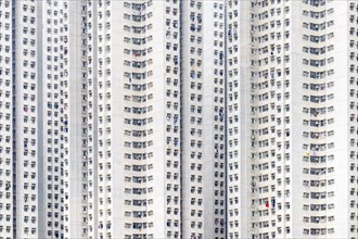 Public housing apartment block towers in Tseung Kwan O
