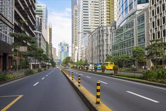 Ayala Avenue in Makati City financial district