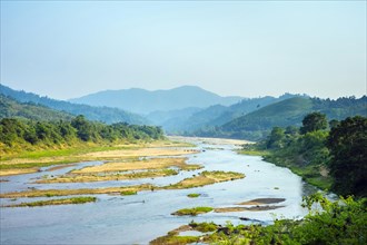 Dak Mi River or Song Dak Mi along the Ho Chi Minh Highway West