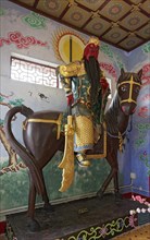 Figure of a Bodhisattva on horseback