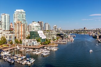 Skyline with Granville Street Bridge at the back