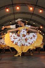 Folklore group Sentiemento Criollo dancing Argentine dances