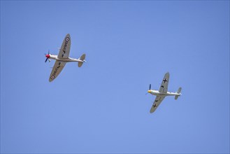 Supermarine Spitfire and Hispano Buchon