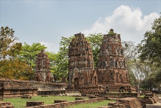 Temple with stupas