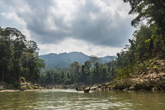 Boat on Tembeling River