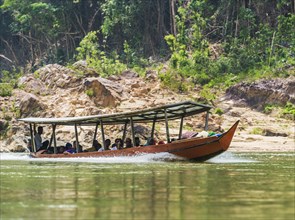 Boat on Tembeling River