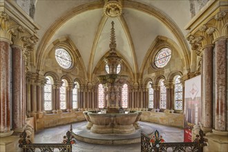Indoor fountain in the cloister
