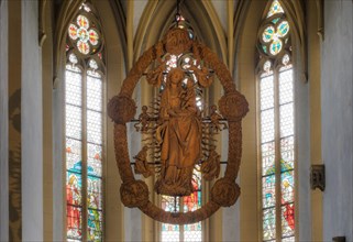 Floating Madonna in the Rosary or Riemenschneider Madonna