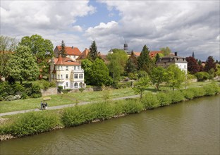 Villas on the river Main