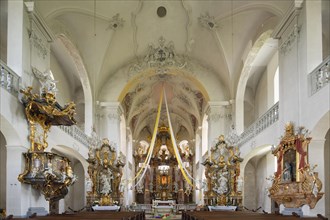 Interior of the Pilgrimage Church of Maria Limbach