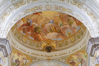 Ceiling fresco in the choir by Daniel Gran