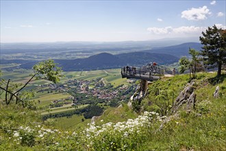 View from the Hohe Wand towards Neue Welt and the Vienna Basin