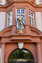 Gutenberg Museum in the Haus zum Romischen Kaiser building