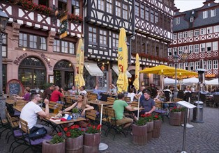 Restaurants on the Romerberg square