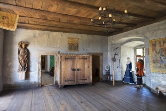 Great hall in museum