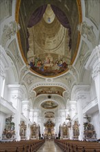 Interior of the monastery church of St. Verena