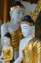 Group of Buddha statues
