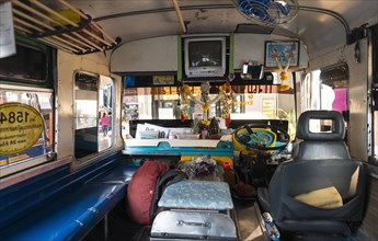 Inside a Thai bus