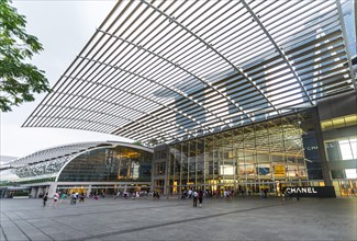 Entrance of the Marina Bay Sands shopping mall