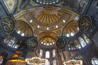 Main area of the Hagia Sophia