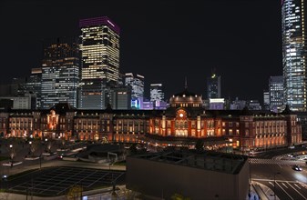 Tokyo Station at Night