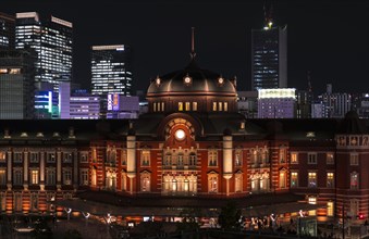 Tokyo Station at Night