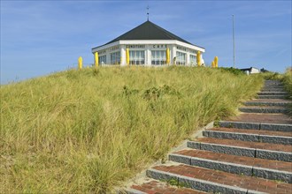 Cafe pavilion on the dune Marienhohe