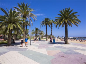 Promenade on the beach of San Sebastinan