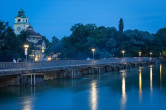 Isar at dusk