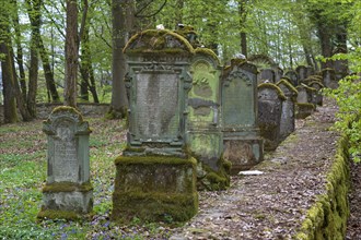 Grave stones built on a Jewish cemetery in the 16th century