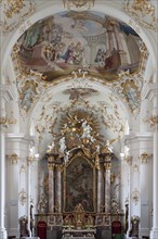 High altar in the late Baroque monastery church