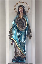 Madonna figure in parish church