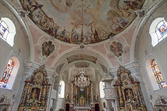 Main altar and side altars