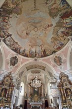 Main altar and side altars