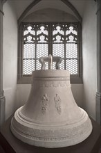 Plaster cast of bell from 1696