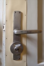Toilet door lock