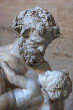 Satyr with the boy Dionysos