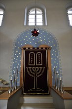 Altar in the Jewish synagogue in Ermreuth