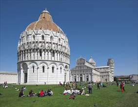 The Baptistery and the Cathedral of Pisa