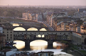 Cityscape with the Ponte Vecchio