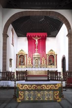 Chancel of the church Iglesia Nuestra Senora de la Asuncon