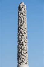 Granite human monolith by Gustav Vigeland