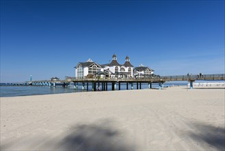 Pier on the beach of Sellin