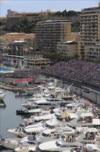 View of Port Hercule during the Formula 1 Grand Prix 2015