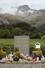 Memorial in the French Alps